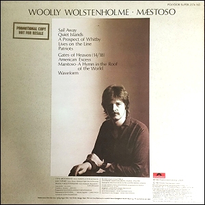 Maestoso LP back cover